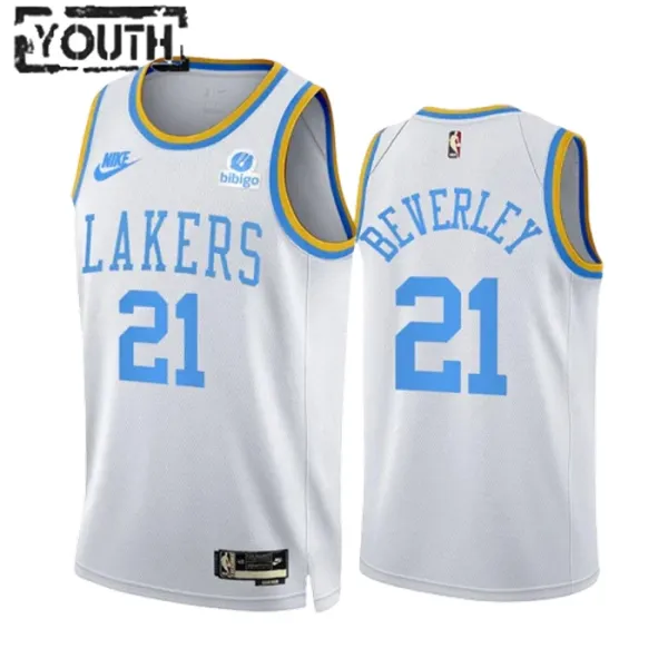 Dječji Dres Los Angeles Lakers Patrick Beverley 21 Classic Edition 2022/23 Swingman Bijela Dječji Dres Los Angeles Lakers Patrick Beverley 21 Classic Edition 2022/23 Swingman Bijela
