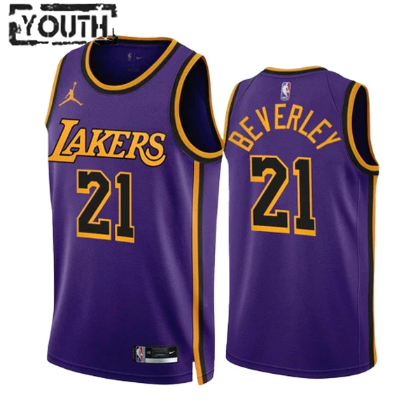 Dječji Dres Los Angeles Lakers Patrick Beverley 21 Statement Edition Swingman Ljubičasta Dječji Dres Los Angeles Lakers Patrick Beverley 21 Statement Edition Swingman Ljubičasta