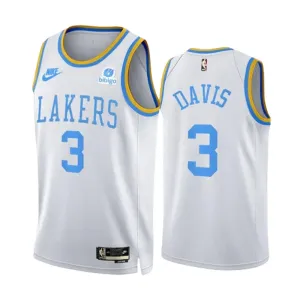 Muški Dres Los Angeles Lakers Anthony Davis 3 Classic Edition 2022/23 Swingman Bijela