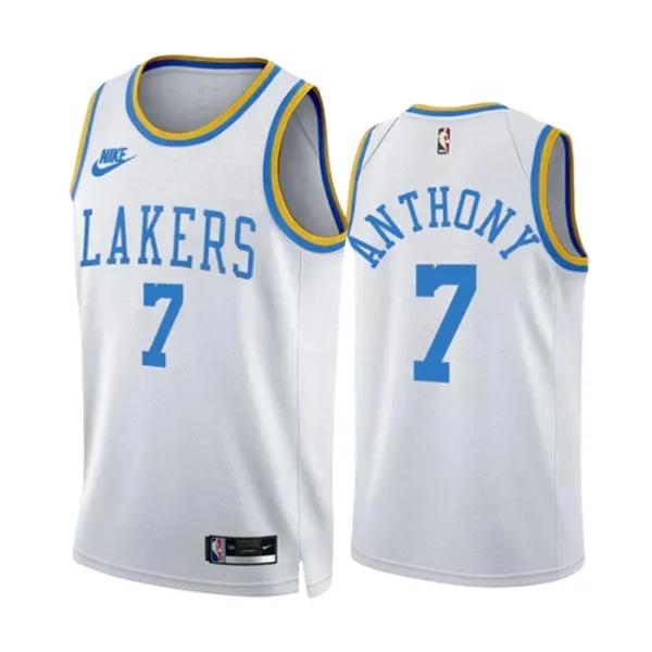 Muški Dres Los Angeles Lakers Carmelo Anthony 7 Classic Edition 2022/23 Swingman Bijela Muški Dres Los Angeles Lakers Carmelo Anthony 7 Classic Edition 2022/23 Swingman Bijela