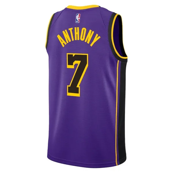 Muški Dres Los Angeles Lakers Jordan Carmelo Anthony 7 Statement Edition Swingman Ljubičasta