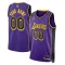 Muški Dres Los Angeles Lakers Jordan Personalizacija Statement Edition Swingman Plava