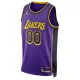 Muški Dres Los Angeles Lakers Jordan Personalizacija Statement Edition Swingman Plava