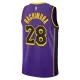 Muški Dres Los Angeles Lakers Jordan Rui Hachimura 28 Statement Edition Swingman Ljubičasta