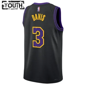 Nike Dječji Dres Los Angeles Lakers Anthony Davis City Edition 2023/24 Swingman Crna