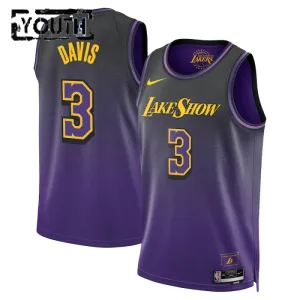 Nike Dječji Dres Los Angeles Lakers Anthony Davis City Edition 2024/25 Swingman Ljubičasta