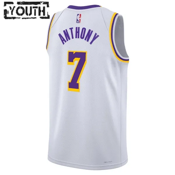 Nike Dječji Dres Los Angeles Lakers Carmelo Anthony 7 Association Edition Swingman Bijela