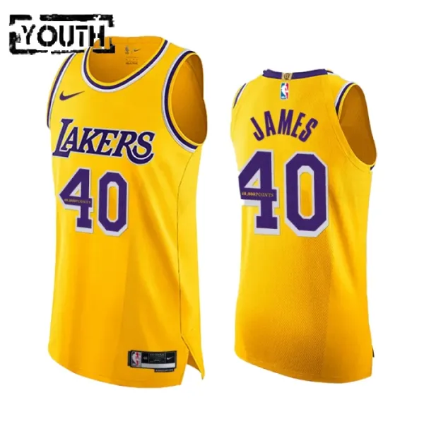 Nike Dječji Dres Los Angeles Lakers Lebron James 40k Points Icon Edition Swingman ŽUta Boja Nike Dječji Dres Los Angeles Lakers Lebron James 40k Points Icon Edition Swingman ŽUta Boja