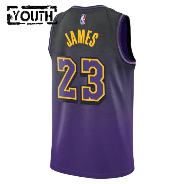 Nike Dječji Dres Los Angeles Lakers Lebron James City Edition 2024/25 Swingman Ljubičasta