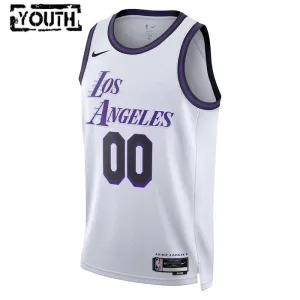 Nike Dječji Dres Los Angeles Lakers Personalizacija City Edition 2022/23 Swingman Bijela
