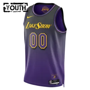 Nike Dječji Dres Los Angeles Lakers Personalizacija City Edition 2024/25 Swingman Ljubičasta