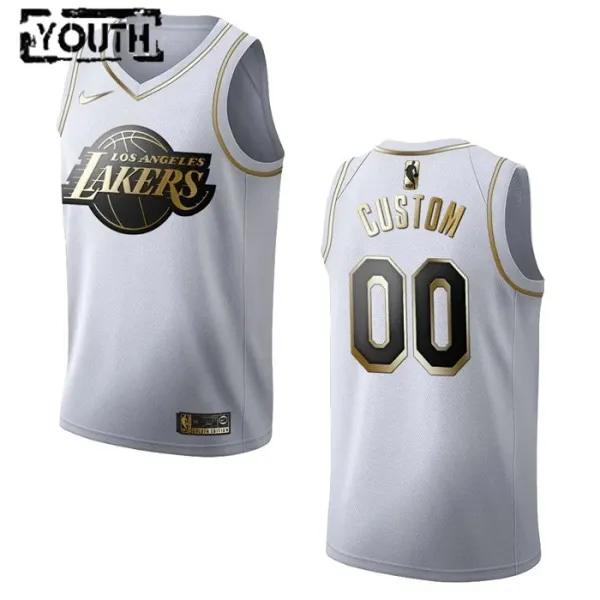Nike Dječji Dres Los Angeles Lakers Personalizacija Golden Edition Swingman Bijela Nike Dječji Dres Los Angeles Lakers Personalizacija Golden Edition Swingman Bijela