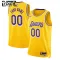 Nike Dječji Dres Los Angeles Lakers Personalizacija Icon Edition Swingman ŽUta Boja