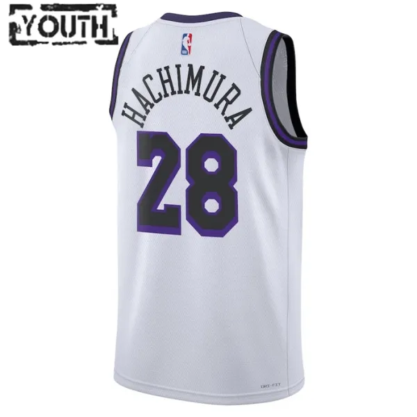 Nike Dječji Dres Los Angeles Lakers Rui Hachimura 28 City Edition 2022/23 Swingman Bijela