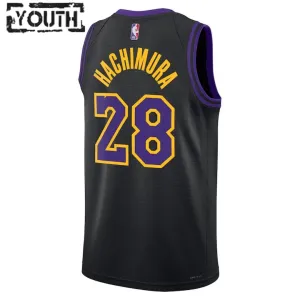 Nike Dječji Dres Los Angeles Lakers Rui Hachimura 28 City Edition 2023/24 Swingman Crna