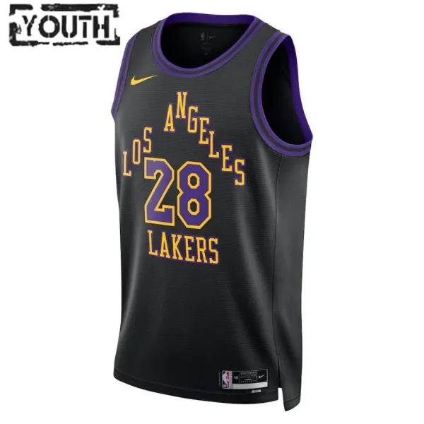 Nike Dječji Dres Los Angeles Lakers Rui Hachimura 28 City Edition 2023/24 Swingman Crna