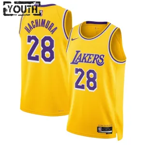Nike Dječji Dres Los Angeles Lakers Rui Hachimura 28 Icon Edition Swingman Zlato