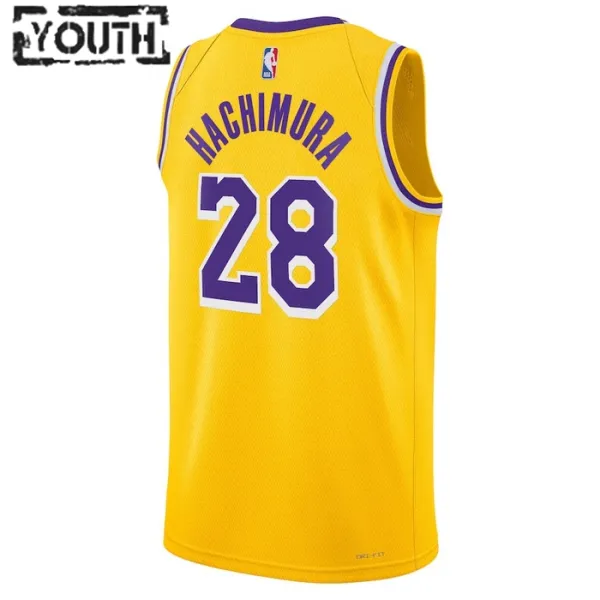 Nike Dječji Dres Los Angeles Lakers Rui Hachimura 28 Icon Edition Swingman Zlato