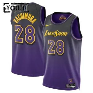Nike Dječji Dres Los Angeles Lakers Rui Hachimura City Edition 2024/25 Swingman Ljubičasta