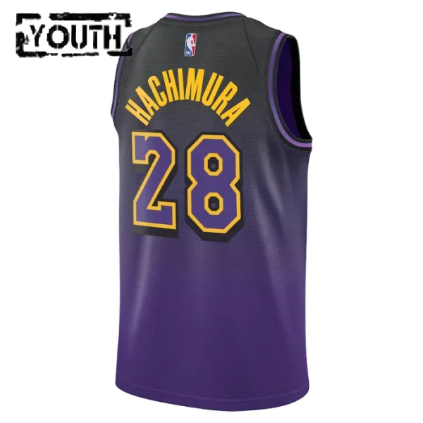 Nike Dječji Dres Los Angeles Lakers Rui Hachimura City Edition 2024/25 Swingman Ljubičasta