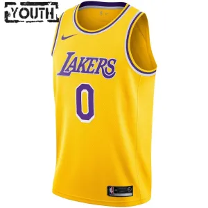 Nike Dječji Dres Los Angeles Lakers Russell Westbrook 0 Icon Edition Swingman Zlato