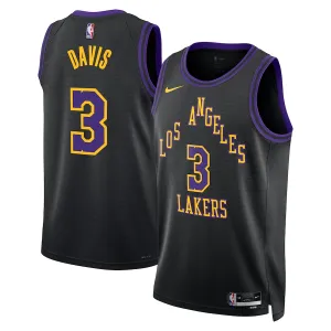Nike Muški Dres Los Angeles Lakers Anthony Davis City Edition 2023/24 Swingman Crna