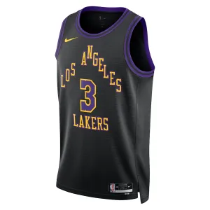 Nike Muški Dres Los Angeles Lakers Anthony Davis City Edition 2023/24 Swingman Crna