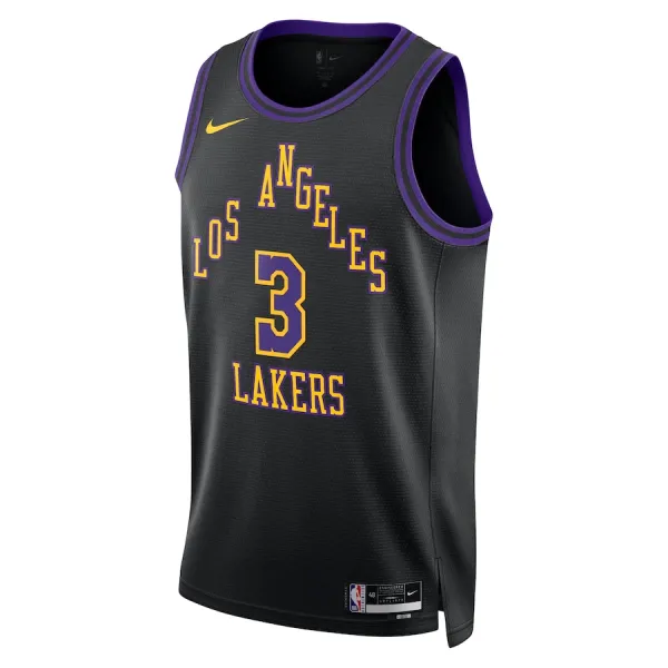 Nike Muški Dres Los Angeles Lakers Anthony Davis City Edition 2023/24 Swingman Crna