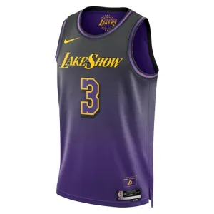 Nike Muški Dres Los Angeles Lakers Anthony Davis City Edition 2024/25 Swingman Ljubičasta