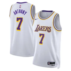 Nike Muški Dres Los Angeles Lakers Carmelo Anthony 7 Association Edition Swingman Bijela