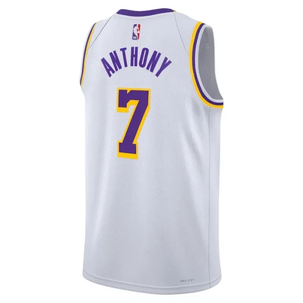 Nike Muški Dres Los Angeles Lakers Carmelo Anthony 7 Association Edition Swingman Bijela