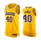 Nike Muški Dres Los Angeles Lakers Lebron James 40k Points Icon Edition Swingman ŽUta Boja