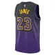 Nike Muški Dres Los Angeles Lakers Lebron James City Edition 2024/25 Swingman Ljubičasta