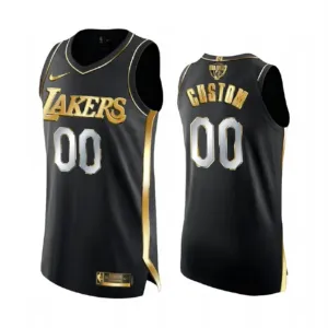 Nike Muški Dres Los Angeles Lakers Limited Personalizacija Golden Edition Swingman Crna
