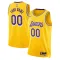 Nike Muški Dres Los Angeles Lakers Personalizacija Icon Edition Swingman ŽUta Boja