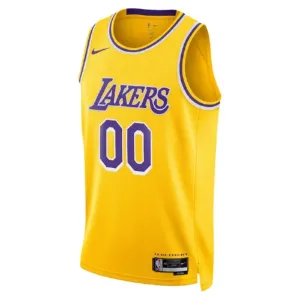 Nike Muški Dres Los Angeles Lakers Personalizacija Icon Edition Swingman ŽUta Boja
