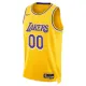 Nike Muški Dres Los Angeles Lakers Personalizacija Icon Edition Swingman ŽUta Boja