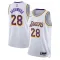 Nike Muški Dres Los Angeles Lakers Rui Hachimura 28 Association Edition Swingman Bijela