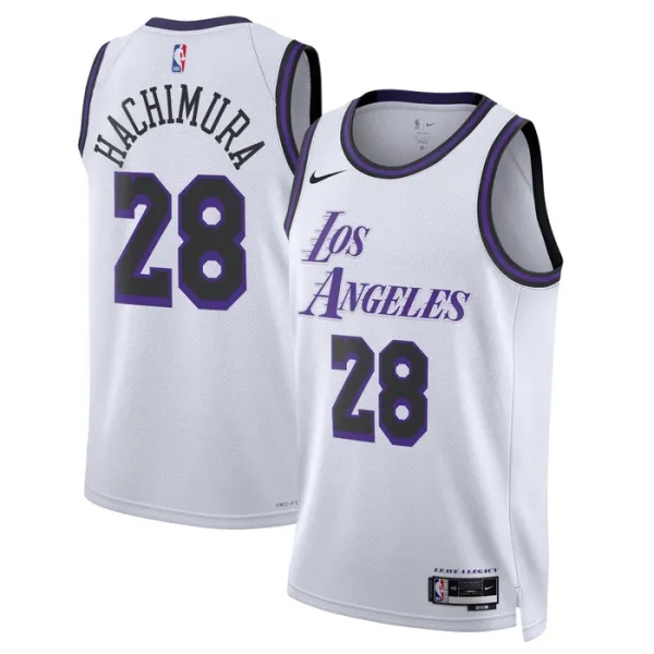 Nike Muški Dres Los Angeles Lakers Rui Hachimura 28 City Edition 2022/23 Swingman Bijela Nike Muški Dres Los Angeles Lakers Rui Hachimura 28 City Edition 2022/23 Swingman Bijela