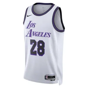 Nike Muški Dres Los Angeles Lakers Rui Hachimura 28 City Edition 2022/23 Swingman Bijela