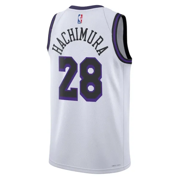 Nike Muški Dres Los Angeles Lakers Rui Hachimura 28 City Edition 2022/23 Swingman Bijela