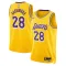 Nike Muški Dres Los Angeles Lakers Rui Hachimura 28 Icon Edition Swingman Zlato