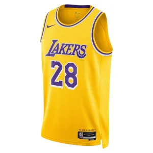 Nike Muški Dres Los Angeles Lakers Rui Hachimura 28 Icon Edition Swingman Zlato