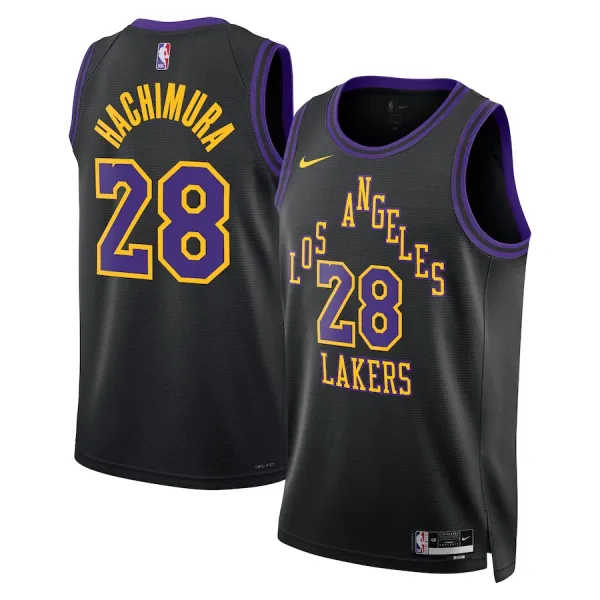 Nike Muški Dres Los Angeles Lakers Rui Hachimura City Edition 2023/24 Swingman Crna Nike Muški Dres Los Angeles Lakers Rui Hachimura City Edition 2023/24 Swingman Crna
