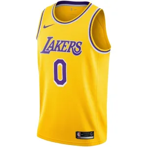 Nike Muški Dres Los Angeles Lakers Russell Westbrook 0 Icon Edition Swingman Zlato