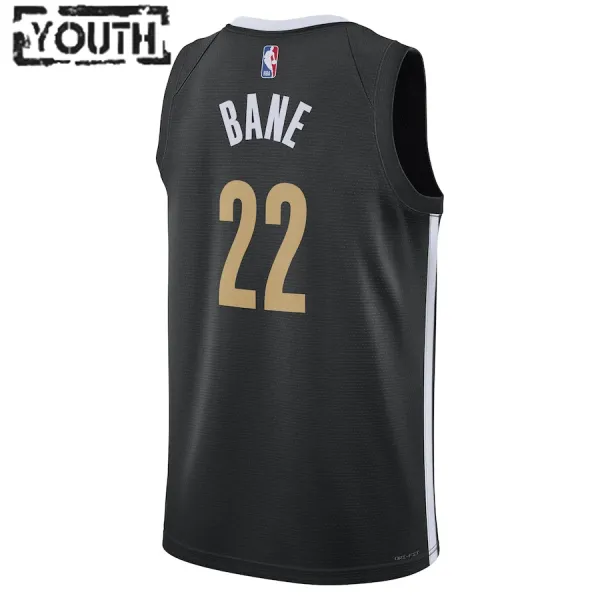 Nike Dječji Dres Memphis Grizzlies Desmond Bane City Edition 2023/24 Swingman Crna