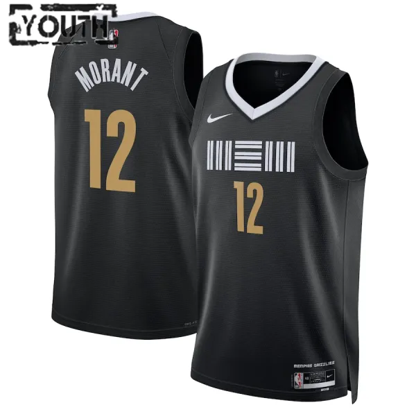 Nike Dječji Dres Memphis Grizzlies Ja Morant City Edition 2023/24 Swingman Crna Nike Dječji Dres Memphis Grizzlies Ja Morant City Edition 2023/24 Swingman Crna