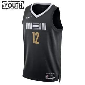 Nike Dječji Dres Memphis Grizzlies Ja Morant City Edition 2023/24 Swingman Crna