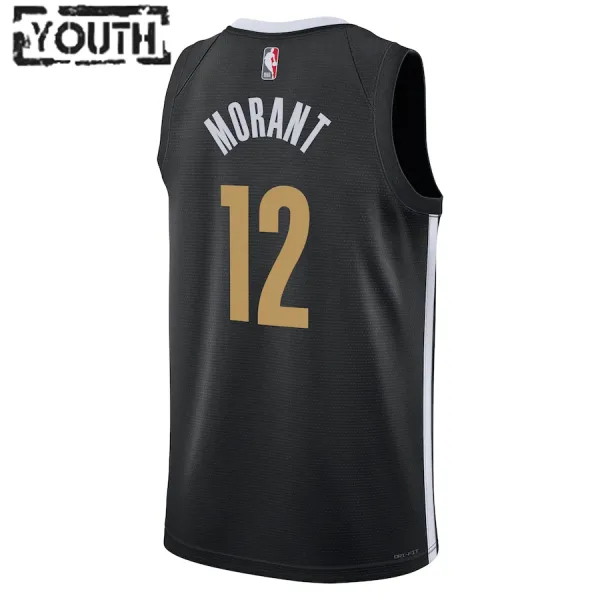 Nike Dječji Dres Memphis Grizzlies Ja Morant City Edition 2023/24 Swingman Crna