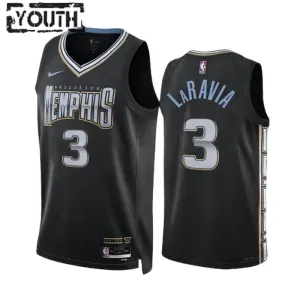 Nike Dječji Dres Memphis Grizzlies Jake Laravia 3 City Edition 2022/23 Swingman Crna